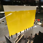 Blick aus der ersten Galerie auf den B&uuml;hnenraum Oper